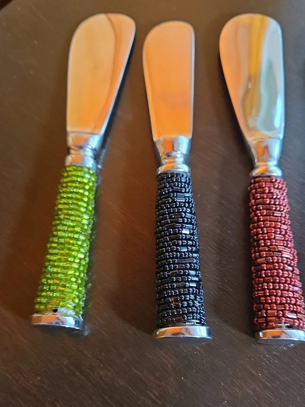 Pottery Barn Beaded Handle Spreaders